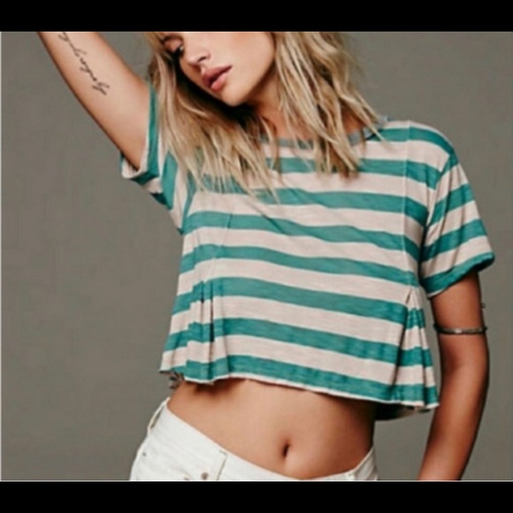 Free People Tops - Free people/We the people xs top green and tan